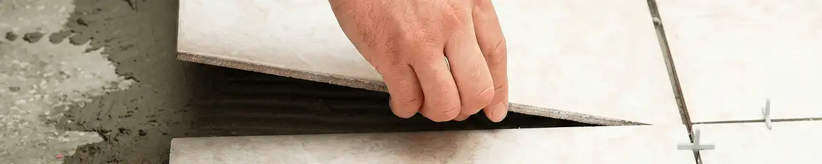 Professional installing ceramic tile floors in Grand Rapids, MI